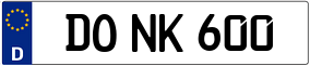 Truck License Plate